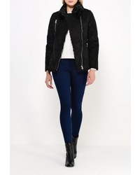 Женская черная дубленка от Alcott