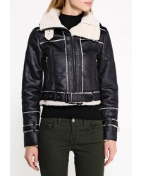 Женская черная дубленка от Brave Soul