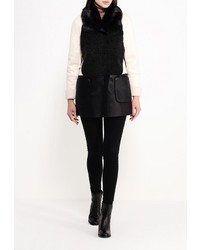 Женская черная дубленка от Glamorous