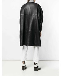 Женская черная дубленка от Isabel Marant