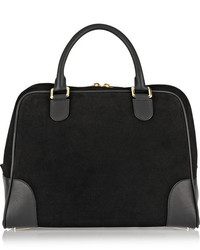 Черная замшевая большая сумка от Loewe