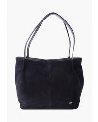 Черная замшевая большая сумка от Esse