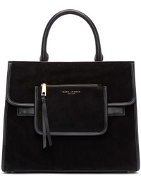 Черная замшевая большая сумка от Marc Jacobs