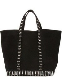 Черная замшевая большая сумка от Vanessa Bruno
