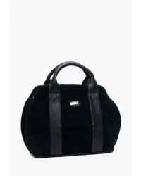 Черная замшевая большая сумка от Vita