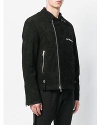 Мужская черная замшевая косуха от Low Brand