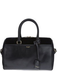 Женская черная замшевая спортивная сумка от Saint Laurent