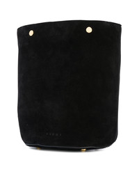 Черная замшевая сумка-мешок от Marni