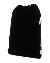 Черная замшевая сумка-мешок от Ca&Lou