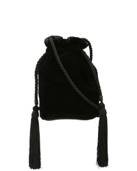 Черная замшевая сумка-мешок от Hunting Season