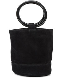 Черная замшевая сумка-мешок от Simon Miller