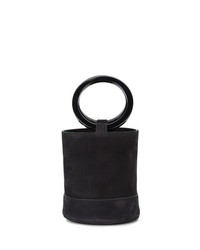 Черная замшевая сумка-мешок от Simon Miller