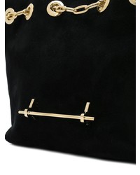 Черная замшевая сумка-мешок от M2Malletier