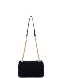 Черная замшевая сумка-саквояж от Gucci
