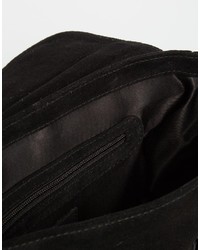 Черная замшевая сумка-саквояж от Asos