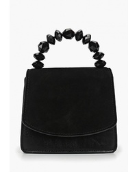 Черная замшевая сумка-саквояж от Violeta BY MANGO