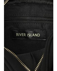 Черная замшевая сумка через плечо от River Island