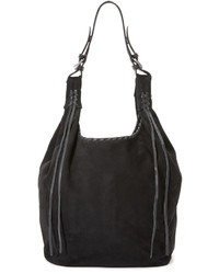 Женская черная замшевая сумка от Ash