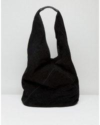 Женская черная замшевая сумка от Asos