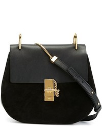 Женская черная замшевая сумка от Chloé