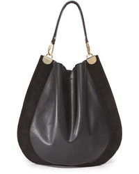 Женская черная замшевая сумка от Diane von Furstenberg