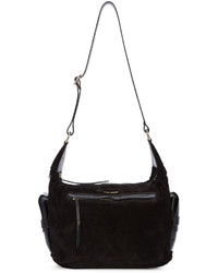 Женская черная замшевая сумка от Isabel Marant