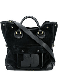 Женская черная замшевая сумка от Jerome Dreyfuss