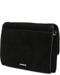 Женская черная замшевая сумка от Rebecca Minkoff