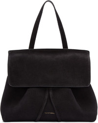 Женская черная замшевая сумка от Mansur Gavriel