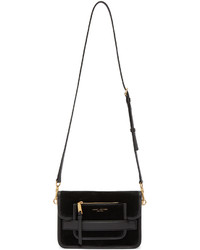 Женская черная замшевая сумка от Marc Jacobs