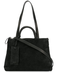 Женская черная замшевая сумка от Marsèll