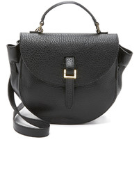 Женская черная замшевая сумка от Meli-Melo