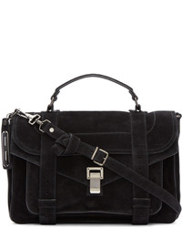 Женская черная замшевая сумка от Proenza Schouler