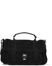 Женская черная замшевая сумка от Proenza Schouler