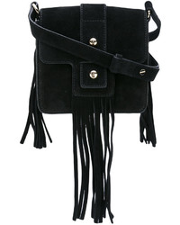 Женская черная замшевая сумка от Tila March