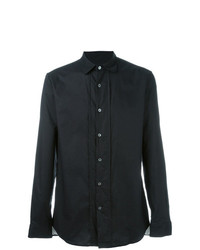 Мужская черная классическая рубашка от Ann Demeulemeester Grise