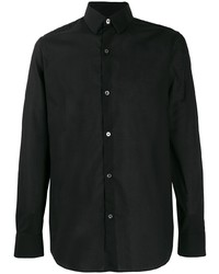 Мужская черная классическая рубашка от Ann Demeulemeester