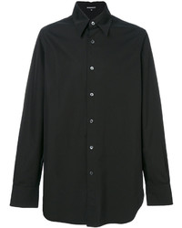 Мужская черная классическая рубашка от Ann Demeulemeester