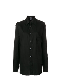 Женская черная классическая рубашка от Ann Demeulemeester