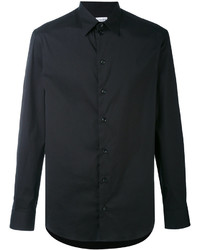Мужская черная классическая рубашка от Armani Collezioni