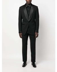 Мужская черная классическая рубашка от Zegna