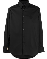 Мужская черная классическая рубашка от Billionaire