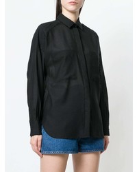 Женская черная классическая рубашка от IRO