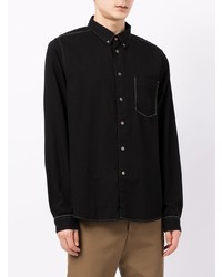 Мужская черная классическая рубашка от PS Paul Smith