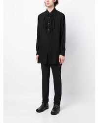 Мужская черная классическая рубашка от Yohji Yamamoto