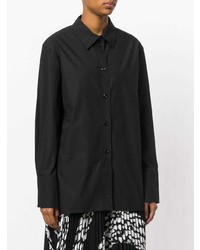 Женская черная классическая рубашка от Lemaire