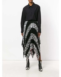 Женская черная классическая рубашка от Lemaire