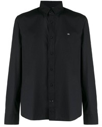 Мужская черная классическая рубашка от Calvin Klein