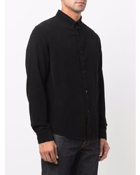 Мужская черная классическая рубашка от A.P.C.