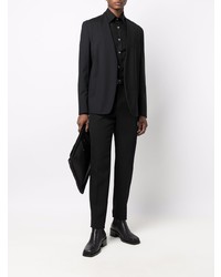 Мужская черная классическая рубашка от Gmbh